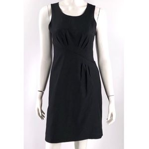 J. Crew black sleeveless sheath dress. 100% wool. Size 2.